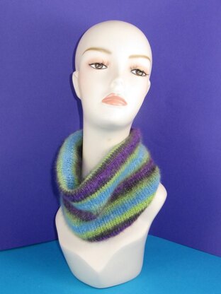 Angel Prints Mohair Cowl