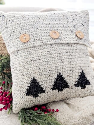 Xmas Tree Pillow Cover