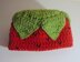 Strawberry Hat With or Without Earflaps- Newborn to Adult