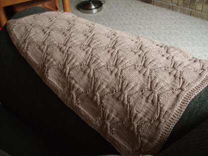 Smocked Diamond Blanket/Throw