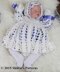 Lilac Hooded Baby Jacket Pattern #158