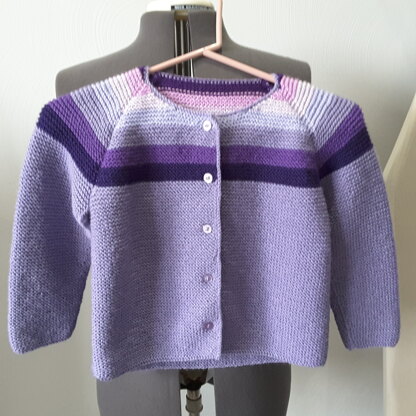 Shades of purple cardigan