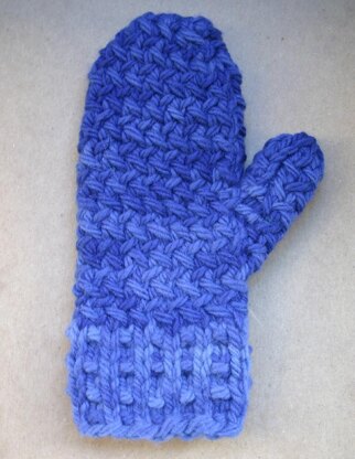 Herringbone Mittens