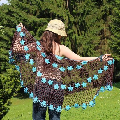 Fairy Violet Shawl