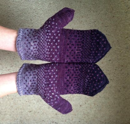 Purple Rain Mittens