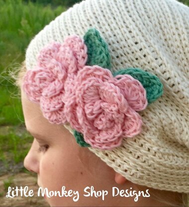 Bella's Slouch Hat with Flower
