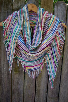 Happy Scrappy Shawl