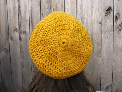 Crochet Mustard hat