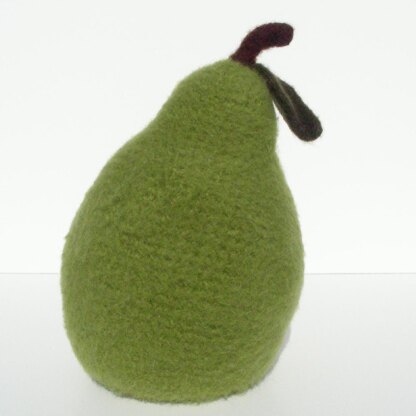 Felted Pear Doorstop