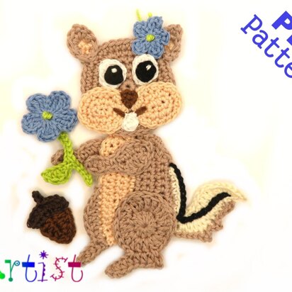 Chipmunk Applique