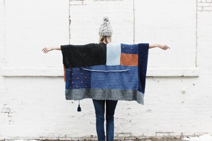 Shades of Indigo Poncho