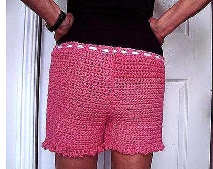 578 CROCHET SHORTS, any size baby to plus size