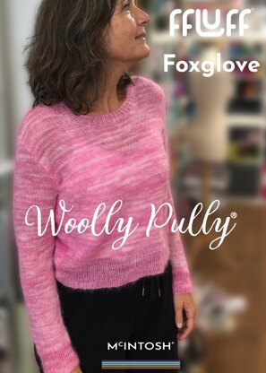 Foxglove Woolly Pully in McIntosh ffluff - Downloadable PDF