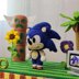 Sonic, the hedgehog amigurumi pattern