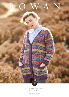 Ethel Cardigan in Rowan Felted Tweed DK (DE) - Downloadable PDF