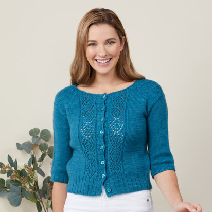 1199 Equuleus - Cardigan Knitting Pattern for Women in Valley Yarns Westfield