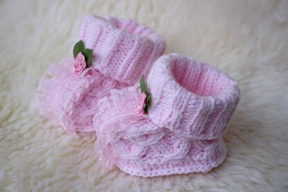 Spring Baby Booties