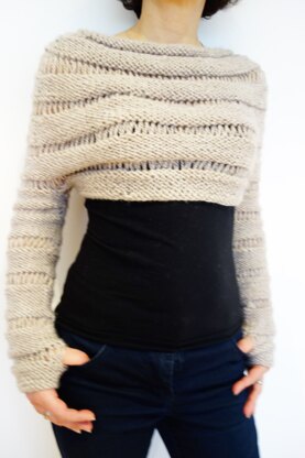 Caramel Crop Sweater