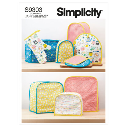 Simplicity Appliance Covers S9303 - Paper Pattern, Size OS (ONE SIZE)