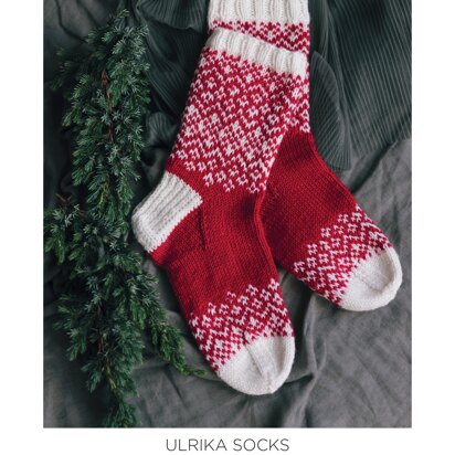 Novita Ulrika Socks in Novita 7 Veljestä - Downloadable PDF