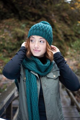 Ogee Hat and Scarf