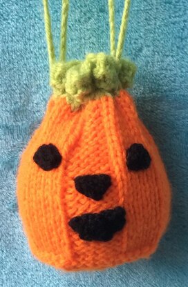 Halloween Pumpkin Drawstring Gift Bag