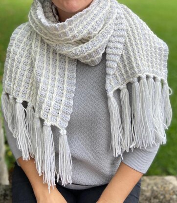 Stormy Stripe Scarf