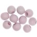 Rico Design Macramé Beads Wood Pink 10 Pcs - 95x100x20mm