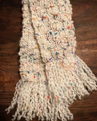 Molly’s Chunky Woven Scarf