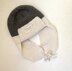 Pattern: knitted baby aviator hat, earflap hat, winter hat