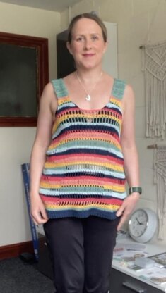 Crochet Ladder Vest Top