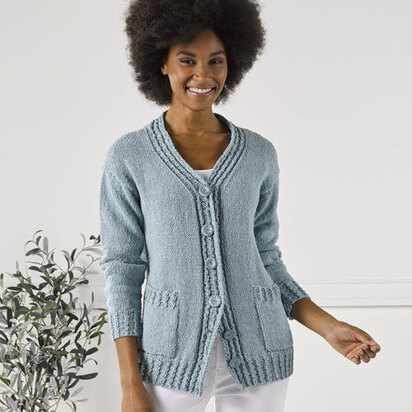 Cove - Cardigan Knitting Pattern For Women in Valley Yarns Hawley by Valley Yarns