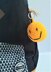 Crochet Happy Face Keyring / Bag charm