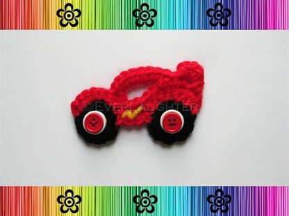 Race Car Applique