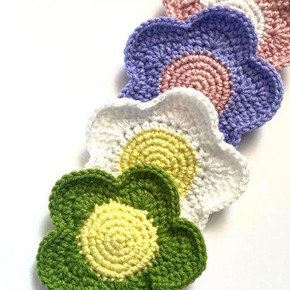 Retro Flower Coasters