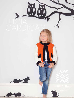 "Lucia Cardigan" - Cardigan Knitting Pattern For Girls in MillaMia Merino Wool