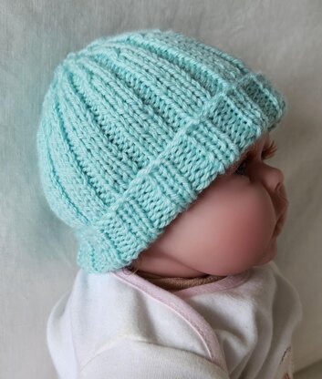 Jersey - Baby’s 8ply rib Beanie