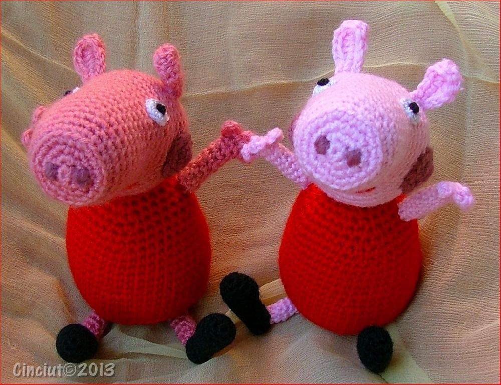 Crochet peppa cheap pig bag