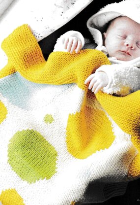 Bubbles Cot Blanket