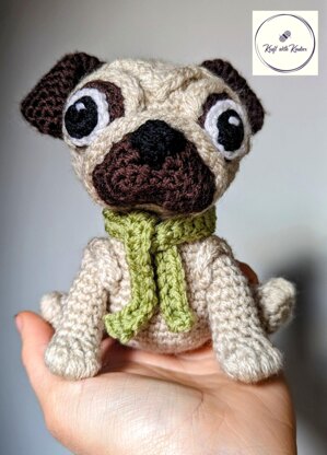 Peg the Pug | Amigurumi Pug Dog Toy