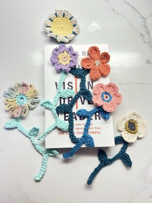 Petal Pages Crochet Bookmarks Collection