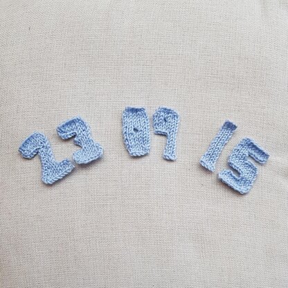 Knitted Numbers