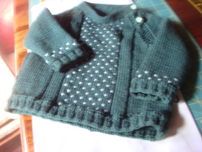 Baby's round-neck sweater
