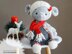 Doll Toy Clothes - Outfit Xmas mouse Boy