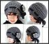 519 CROCHET BEANIE CLOCHE, age 5 to adult