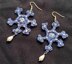 Baby Snowflake Earrings Crochet Pattern