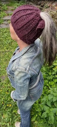 Bonnet pour chignon désordonné