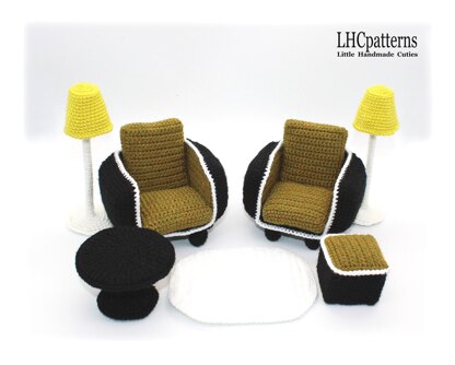 Doll Miniature Furniture Set