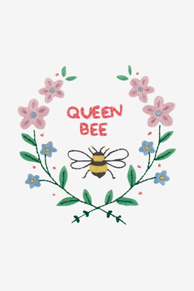 Queen Bee in DMC - PAT0447 -  Downloadable PDF