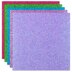Arc Crafts ETC Papers Non-Shed Glitter Cardstock 12"X12" 10/Pkg - Summer